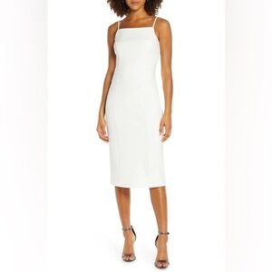 Harlyn Body-con Dress In Off White